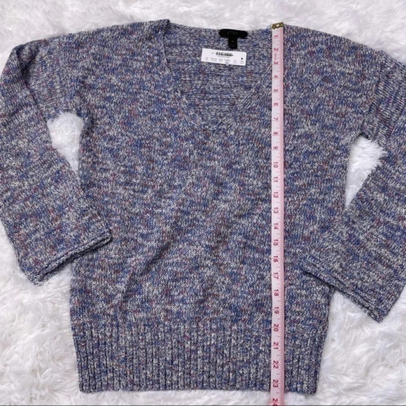 New J Crew Marled Flare Sleeve Sweater XS H8986 - Picture 8 of 9